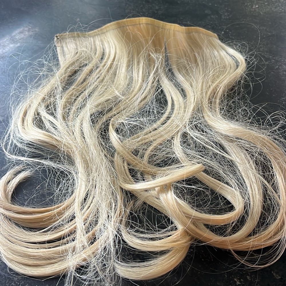 Secret extensions light blonde 15 inch hair extensions